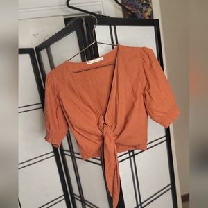 Fancy crop top shirt